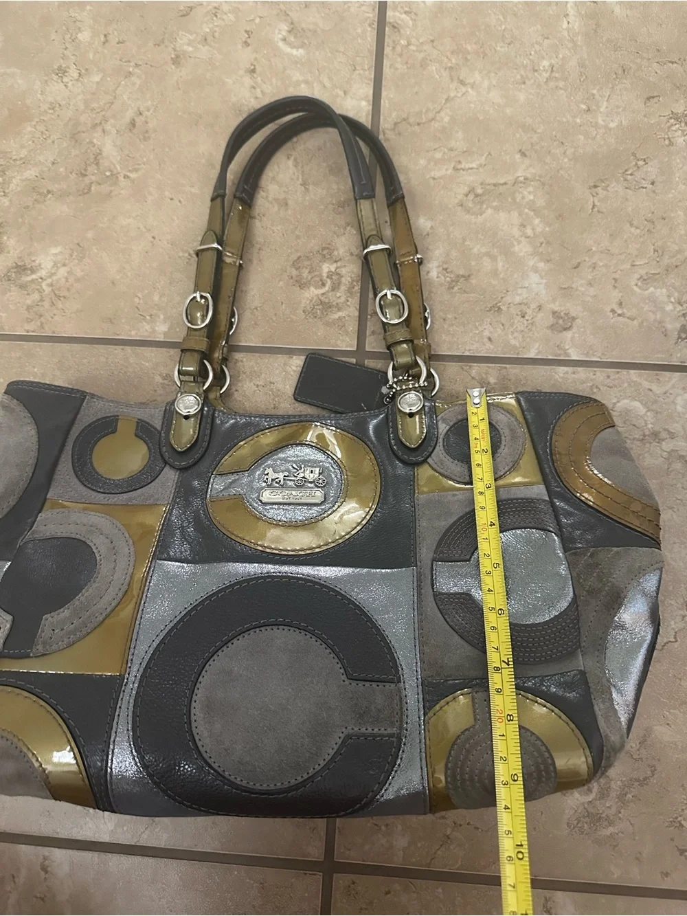 VINTAGE COACH MAGGIE TOTE BAG